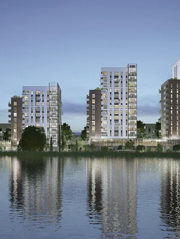 Hoists to overlook the Walthamstow Wetlands